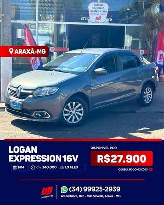 RENAULT LOGAN 1.0 EXPRESSION 16V FLEX 4P MANUAL RENAULT LOGAN 1.0 EXPRESSION 16V FLEX 4P MANUAL